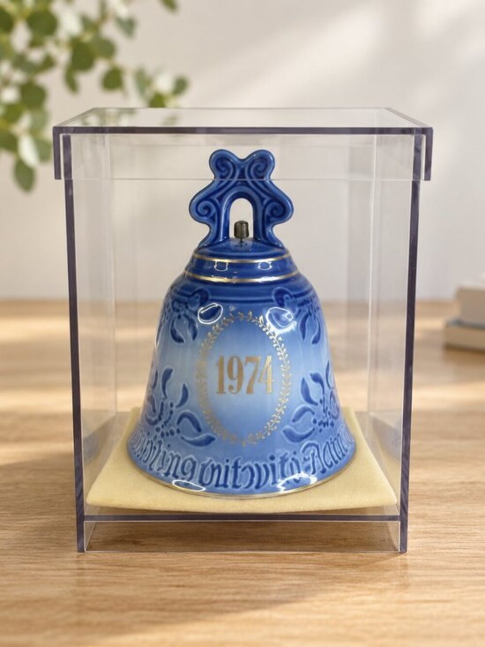 Bing & Grøndahl 1974 Roskilde Cathedral Year Bell Denmark With Case